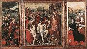 VERSPRONCK, Jan Cornelisz Triptych of the Micault Family Germany oil painting artist